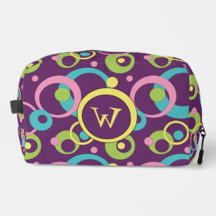 Trousse De Toilette Cercles violets funky