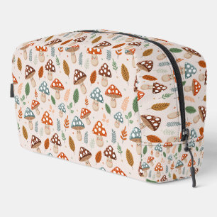Trousse De Toilette Champignon, Feuillage d'automne, Motif de la natur