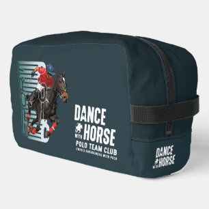 Trousse De Toilette Championnat de Polo Cavalier de Danse avec Cheval