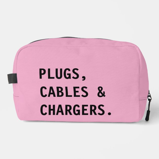 Trousse De Toilette Charger & Cable Organizer,Electronics Accessories (Recto)