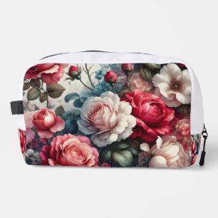 Trousse De Toilette Charme floral de la rose intemporelle