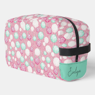 Trousse De Toilette Charme Personnalisé en Rose