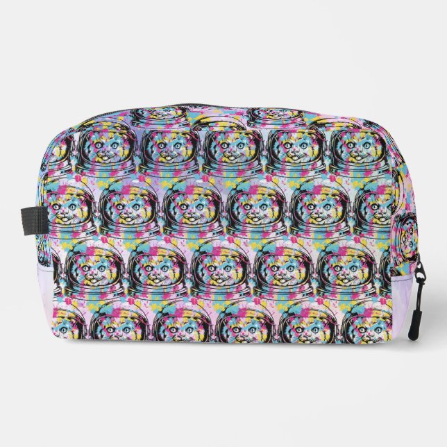 Trousse De Toilette Chat Astronaute (Recto)