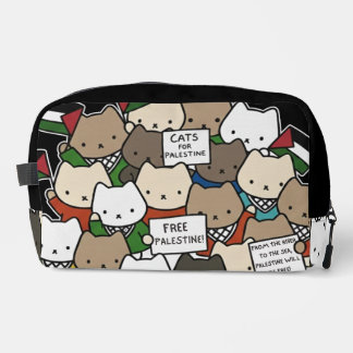 Trousse De Toilette Chats pour la Palestine – Chats Kawaii pour la Jus