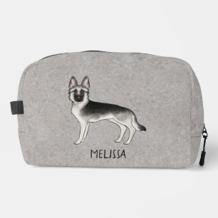 Trousse De Toilette Chien de berger allemand Silver Sable avec n'impor
