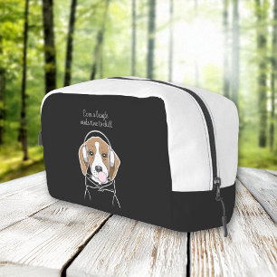 Trousse De Toilette Chien frais avec Bubblegum mignon Beagle amusant