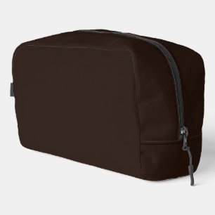 Trousse De Toilette Chocolat noir, brun foncé solide