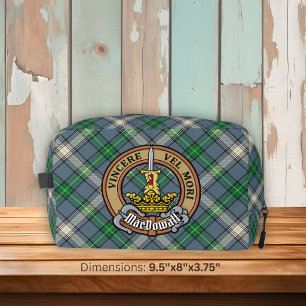 Trousse De Toilette Cimier du clan MacDowall sur tartan