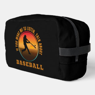 Trousse De Toilette Citation de baseball drôle silhouette vintage joue