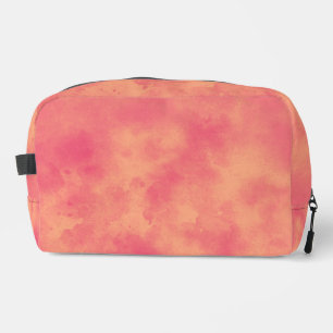 Trousse De Toilette Clair tempête, effet Cloud motif Peach