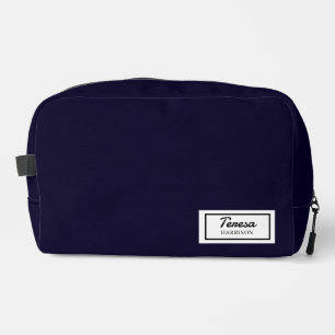 Trousse De Toilette Classique Nostalgie Américaine Simple Minimal Bleu