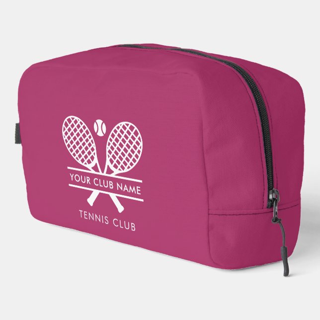 Trousse De Toilette Club de tennis moderne Nom Équipe Joueurs Swag (Coin droit)