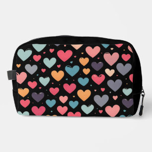 Trousse De Toilette Coeurs colorés Saint Valentin