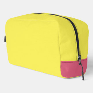 Trousse De Toilette Coin inférieur rose jaune vif