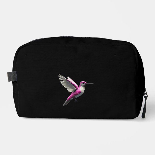 Trousse De Toilette Colibri rose percé (Recto)