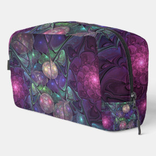 Trousse De Toilette Coloré brillant Art Abstrait Fractal moderne