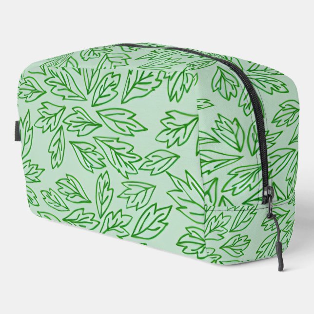 Trousse De Toilette Conception de motif de feuille (Coin droit)