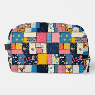 Trousse De Toilette Conception de Patchwork adorable, Motif Joueur