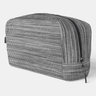 Trousse De Toilette Conception de tissu gris faux