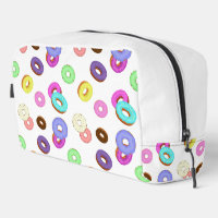 Cool amusant beignets colorés motif blanc
