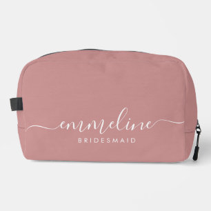 Trousse de toilette cosmétique à écriture moderne