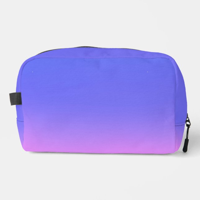 Trousse De Toilette Couché de soleil rose bleu (Recto)