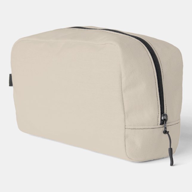 Trousse De Toilette Couleur solide en lin naturel (Coin droit)
