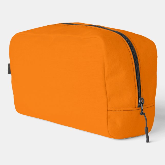 Trousse De Toilette Couleur solide orange de sécurité (Coin droit)