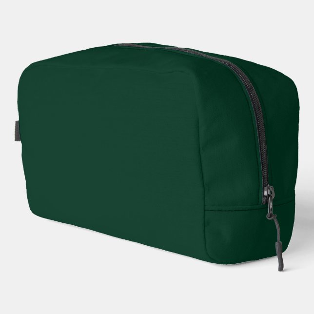 Trousse De Toilette Couleur solide vert foncé (Coin droit)