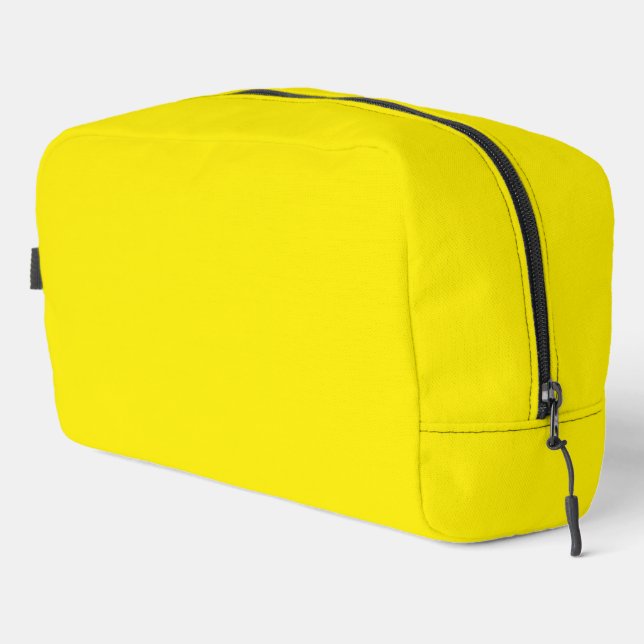Trousse De Toilette Couleur uni jaune canari (Coin droit)
