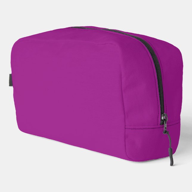 Trousse De Toilette Couleur Uni Violet Abstrait (Coin droit)
