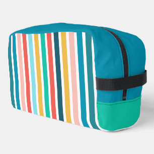 Trousse De Toilette Couleurs Été Modernes Bandes Verticales