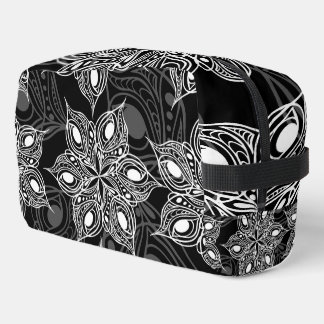 Trousse De Toilette Créez vos propres fleurs noires vintage personnali