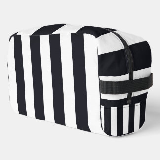 Trousse De Toilette Créez vos propres rayures noir et blanc personnali