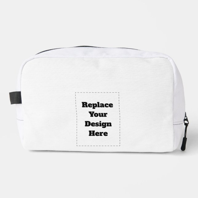 Trousse De Toilette Créez votre propre blanc  (Recto)