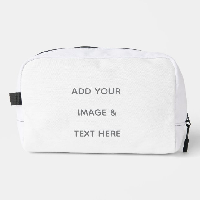 Trousse De Toilette Créez votre propre blanc  (Recto)