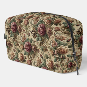 Trousse De Toilette Crématoire en bois de rose - Floral gothique