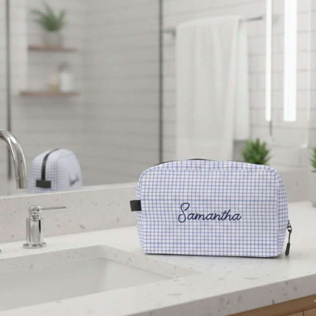 Trousse De Toilette Customized beauty case with initials, makeup bag (Créateur téléchargé)