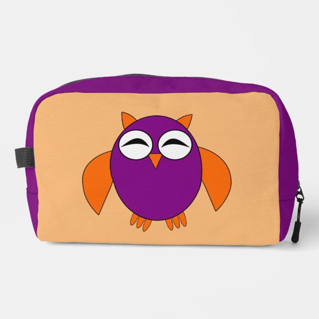 Trousse De Toilette Cute Halloween Owl Patterned (Recto)