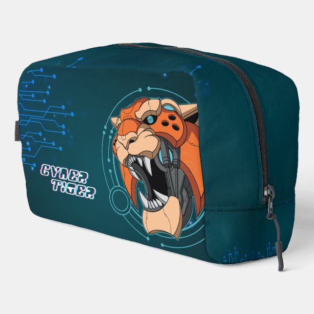 Trousse De Toilette Cyber Tiger | (Coin droit)