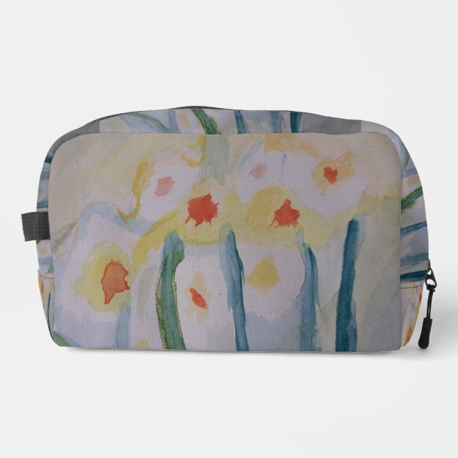 Trousse De Toilette Daffodiles Abstraits (Recto)