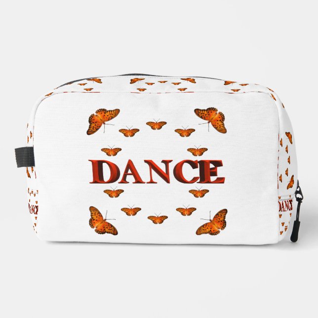 Trousse De Toilette Danse avec motif papillons (Recto)
