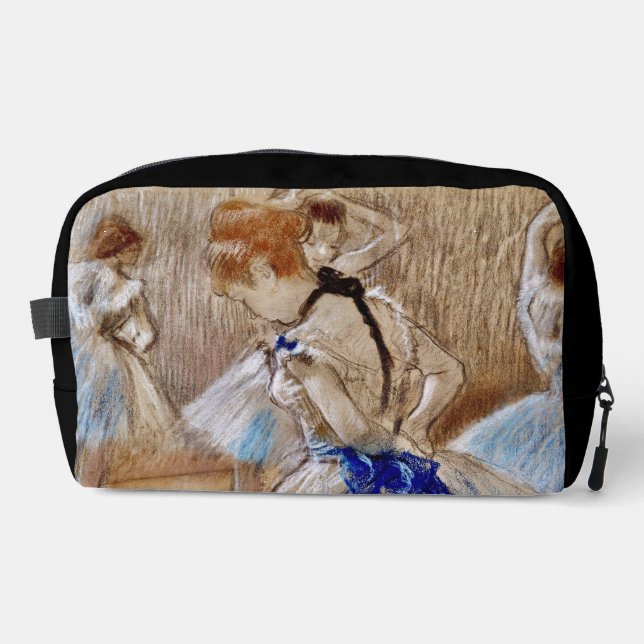 Trousse De Toilette Danseur de Dega avec ruban bleu (Recto)