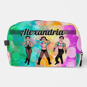 Trousse De Toilette Danseur Majorette Personnalisé Pastel & Noir #2