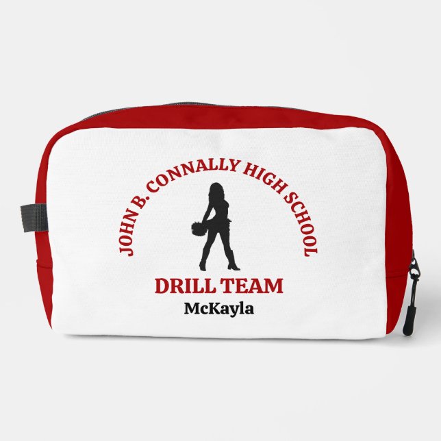 Trousse De Toilette Danseuse de l'équipe de drill de l'école secondair (Recto)