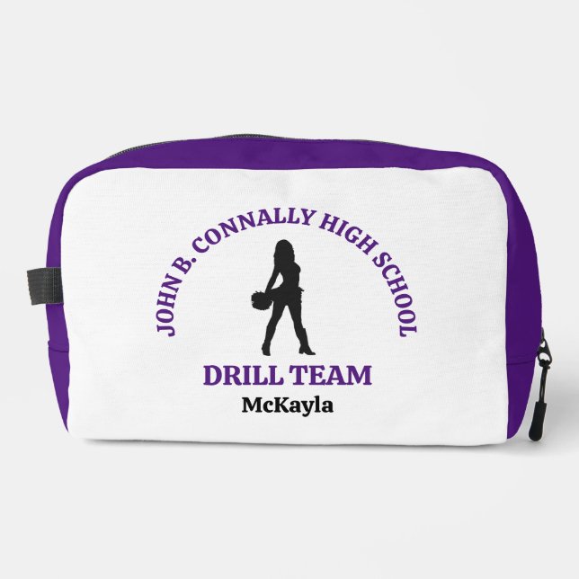 Trousse De Toilette Danseuse de l'équipe de drill de l'école secondair (Recto)