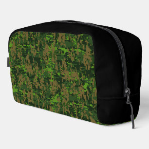 Trousse De Toilette Décor de Camouflage numérique de style Woodland
