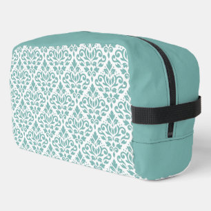 Trousse De Toilette Défiler Damask Motif Turquoise