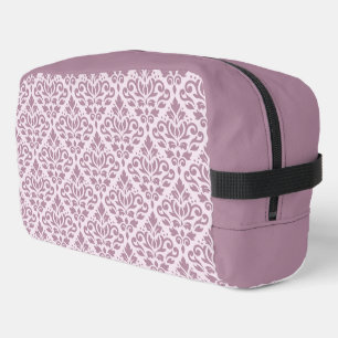 Trousse De Toilette Défiler le motif Damas Mauve sur rose