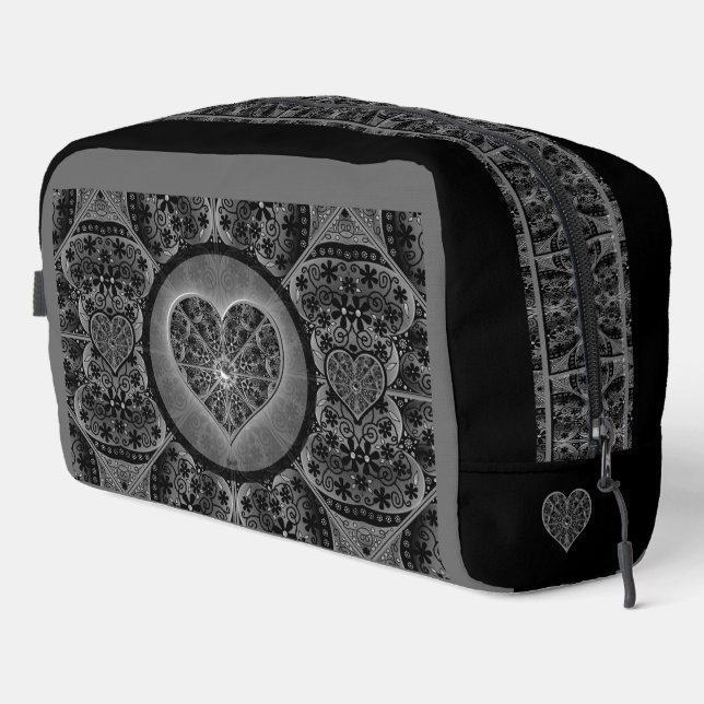 Trousse De Toilette Dentelle en céramique Noir (Coin droit)